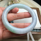 Jadeite Bangle Natural Light Spring Color Round Bar Jade Jadeite (56mm)(JB00237)