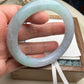 Jadeite Bangle Natural Light Spring Color Round Bar Jade Jadeite (56mm)(JB00237)