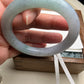 Jadeite Bangle Natural Light Spring Color Round Bar Jade Jadeite (56mm)(JB00237)