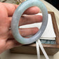 Jadeite Bangle Natural Light Spring Color Round Bar Jade Jadeite (56mm)(JB00237)