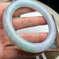 Jadeite Bangle Natural Light Spring Color Round Bar Jade Jadeite (56mm)(JB00237)