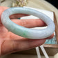 Jadeite Bangle Natural Light Spring Color Round Bar Jade Jadeite (56mm)(JB00237)