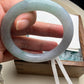 Jadeite Bangle Natural Light Spring Color Round Bar Jade Jadeite (56mm)(JB00237)