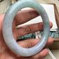 Jadeite Bangle Natural Light Spring Color Round Bar Jade Jadeite (56mm)(JB00237)