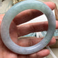 Jadeite Bangle Natural Light Spring Color Round Bar Jade Jadeite (56mm)(JB00237)