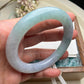 Jadeite Bangle Natural Light Spring Color Round Bar Jade Jadeite (56mm)(JB00237)