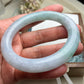 Jadeite Bangle Natural Light Spring Color Round Bar Jade Jadeite (56mm)(JB00237)