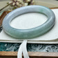 Jadeite Bangle Natural Light Spring Color Round Bar Jade Jadeite (56mm)(JB00237)