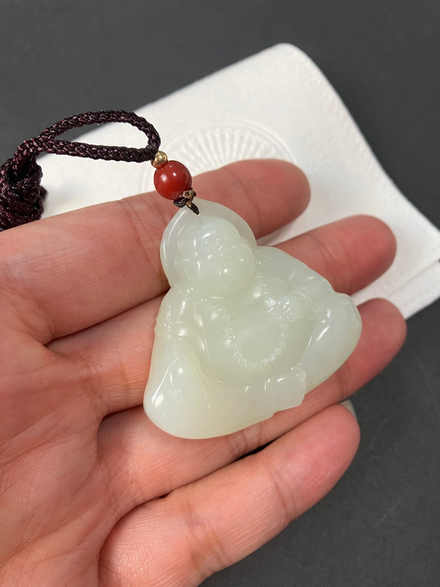 Natural Nephrite Jade Pendant天然和田吊飾擺設 NP00350