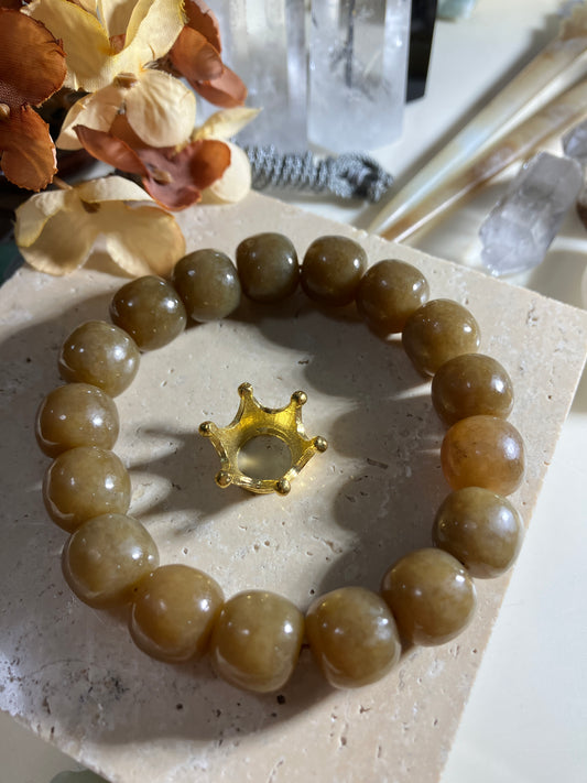 Natural Nephrite Jade Bracelet｜天然和田玉 手鏈 (NJB00300)