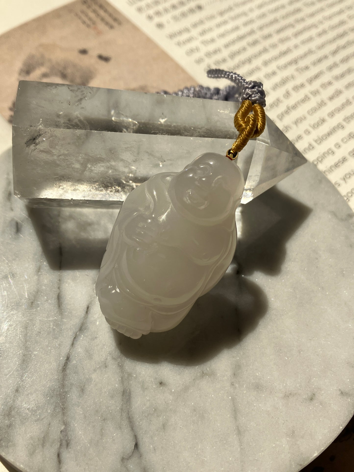 Natural Nephrite Jade Pendant 天然和田玉吊飾( NJPD011)