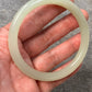 Natural light Green Nephrite Jade Bangle 天然和田玉玊鈪 (60mm) (NB30260)