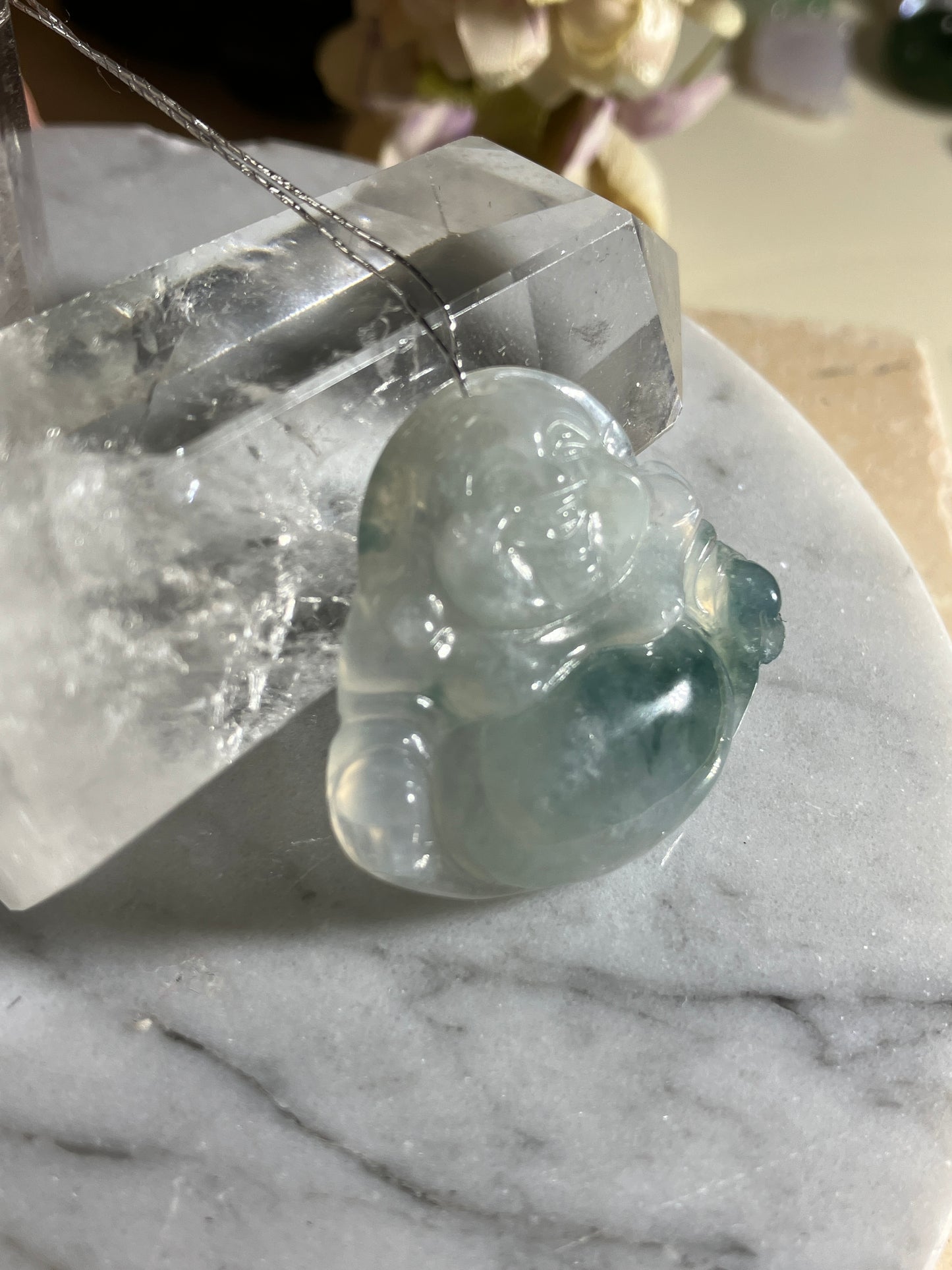 Jadeite Buddha Pendant ｜天然翡翠佛公吊墜(JB00381)