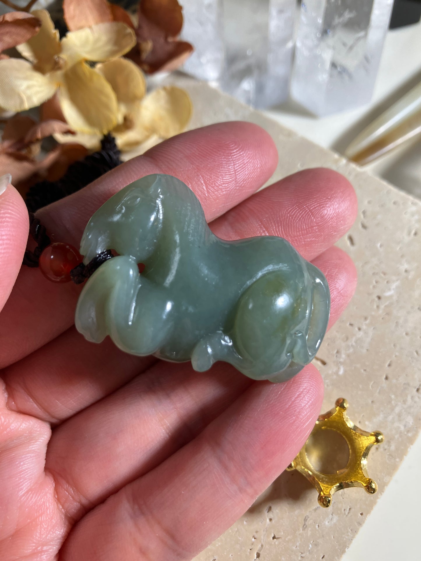 Natural Nephrite Jade Pendant & Decoration天然和田吊飾擺設 NJP0023