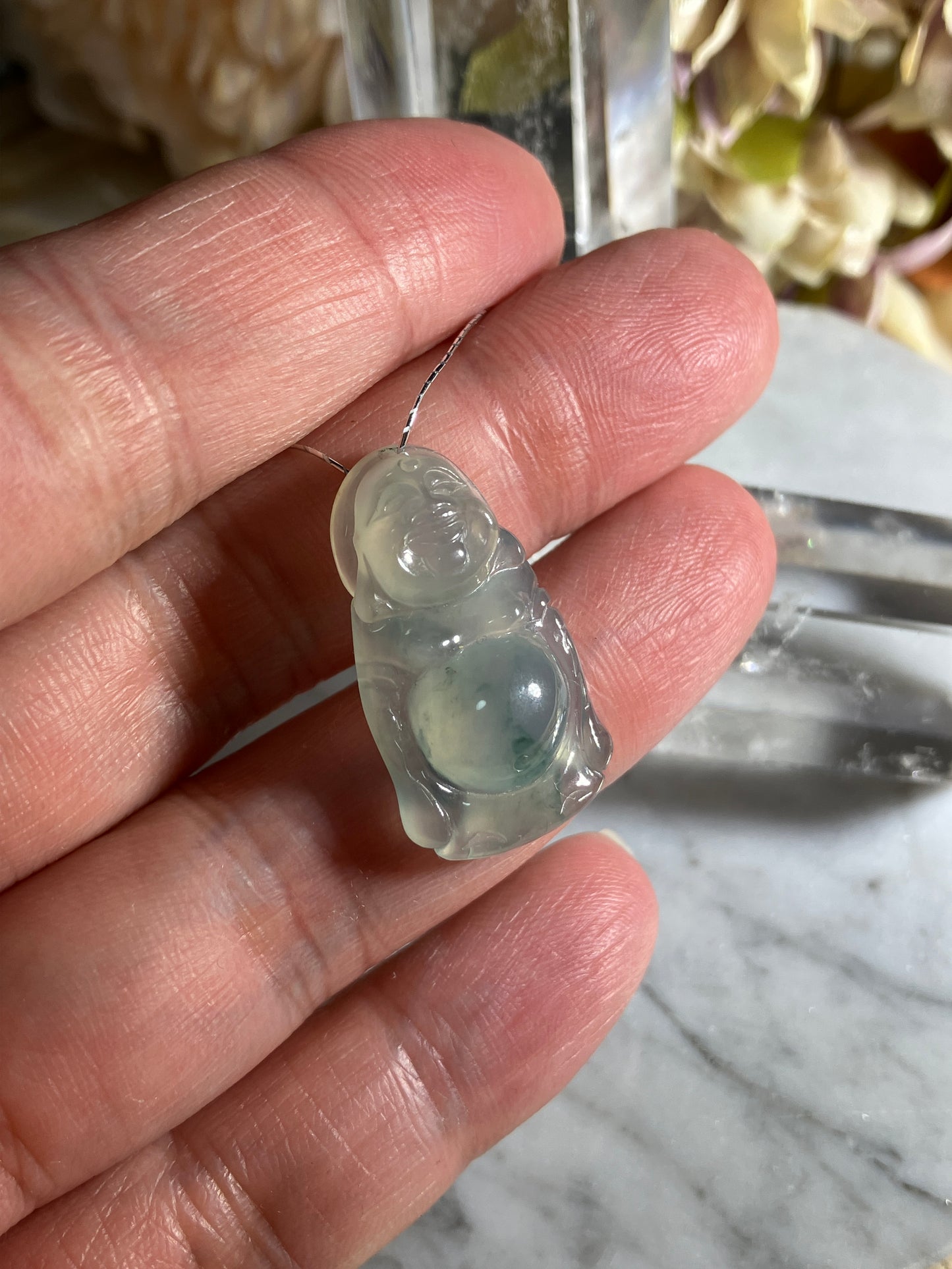 Jadeite Buddha Pendant ｜天然翡翠佛公吊墜(JB00391)