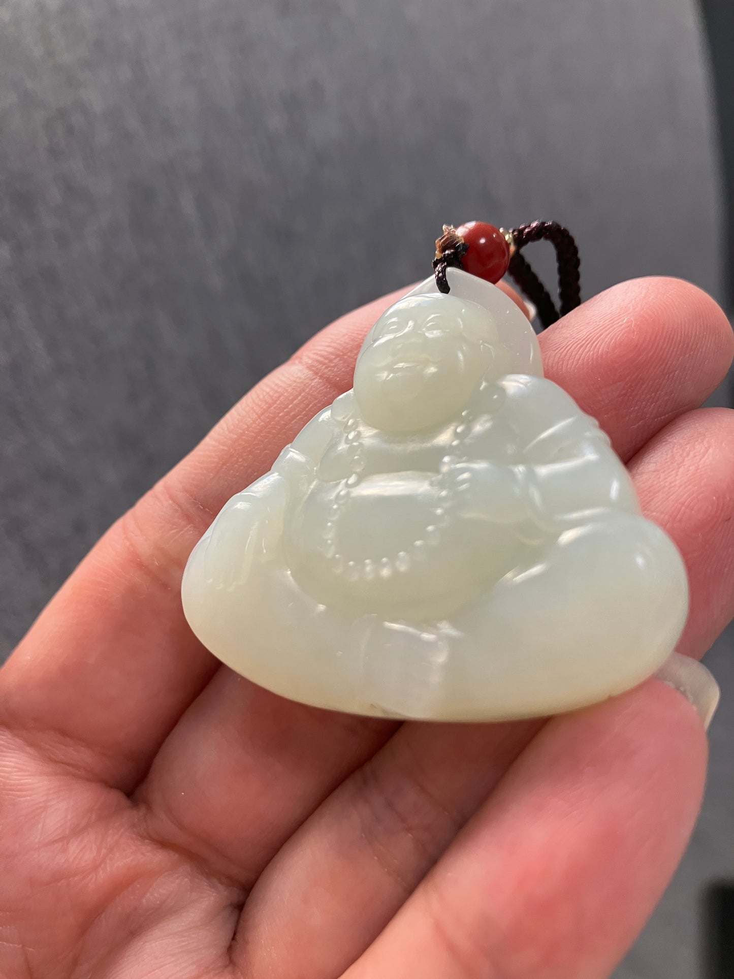 Natural Nephrite Jade Pendant天然和田吊飾擺設 NP00350