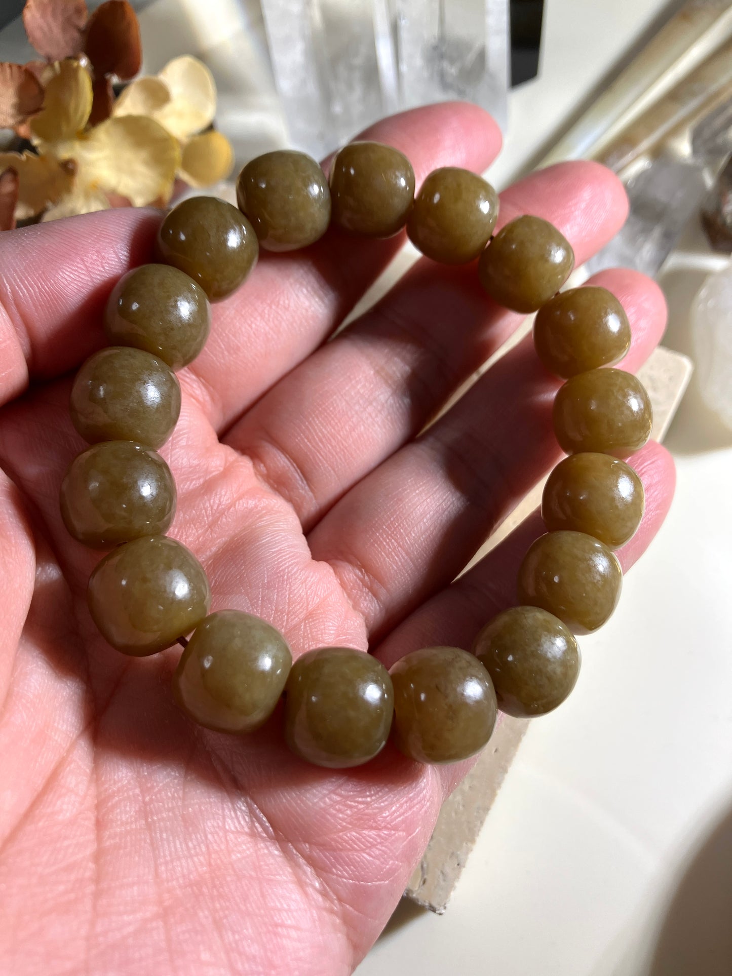 Natural Nephrite Jade Bracelet｜天然和田玉 手鏈 (NJB00300)