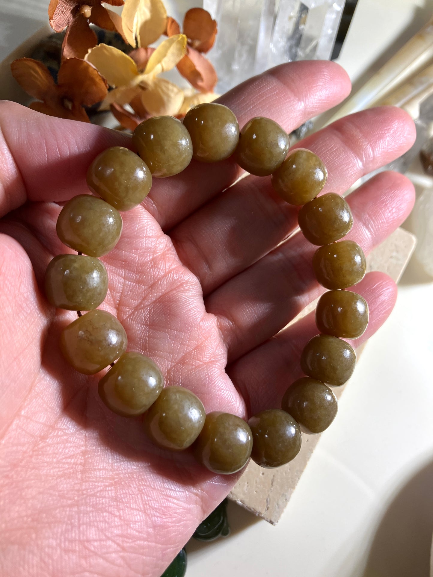 Natural Nephrite Jade Bracelet｜天然和田玉 手鏈 (NJB00300)