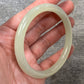 Natural light Green Nephrite Jade Bangle 天然和田玉玊鈪 (60mm) (NB30260)