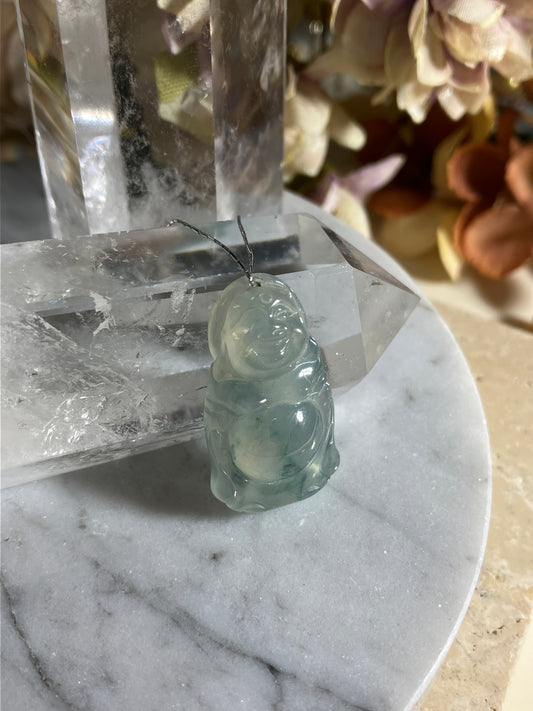 Jadeite Buddha Pendant ｜天然翡翠佛公吊墜(JB00391)