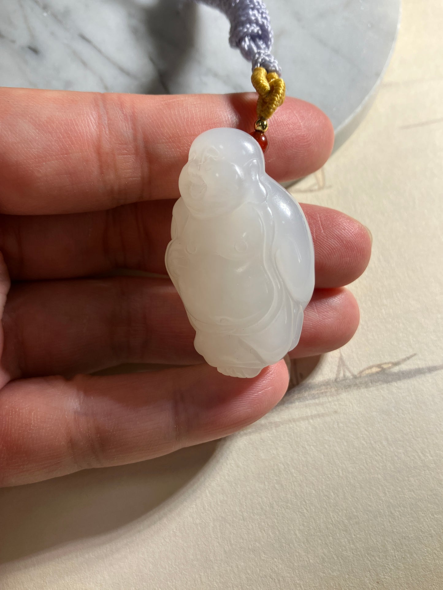 Natural Nephrite Jade Pendant 天然和田玉吊飾( NJPD011)