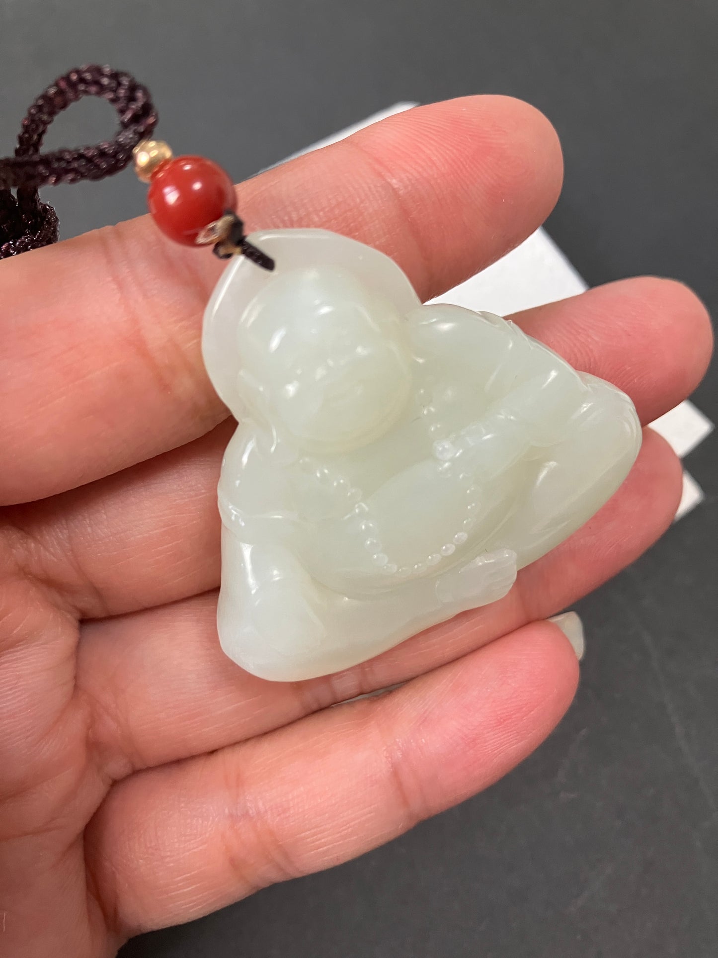 Natural Nephrite Jade Pendant天然和田吊飾擺設 NP00350