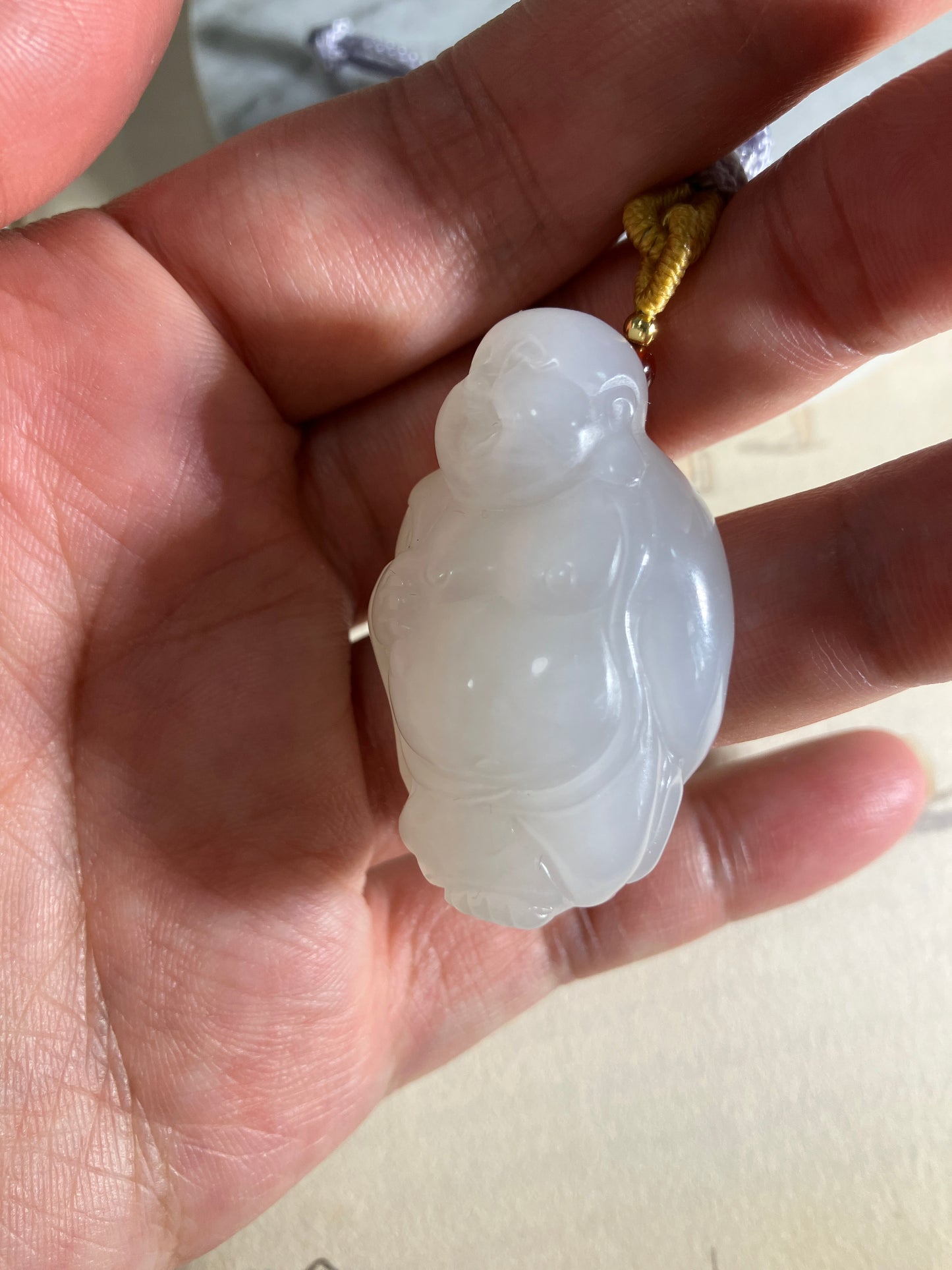 Natural Nephrite Jade Pendant 天然和田玉吊飾( NJPD011)