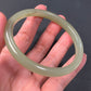 Natural light Green Nephrite Jade Bangle 天然和田玉玊鈪 (59mm) (NB30259)