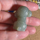 Natural Nephrite Jade Hand Carved Teddy Dog Nephrite Jade Pendant & Decoration 天然和田泰迪狗吊飾擺設(NJPD001-003)