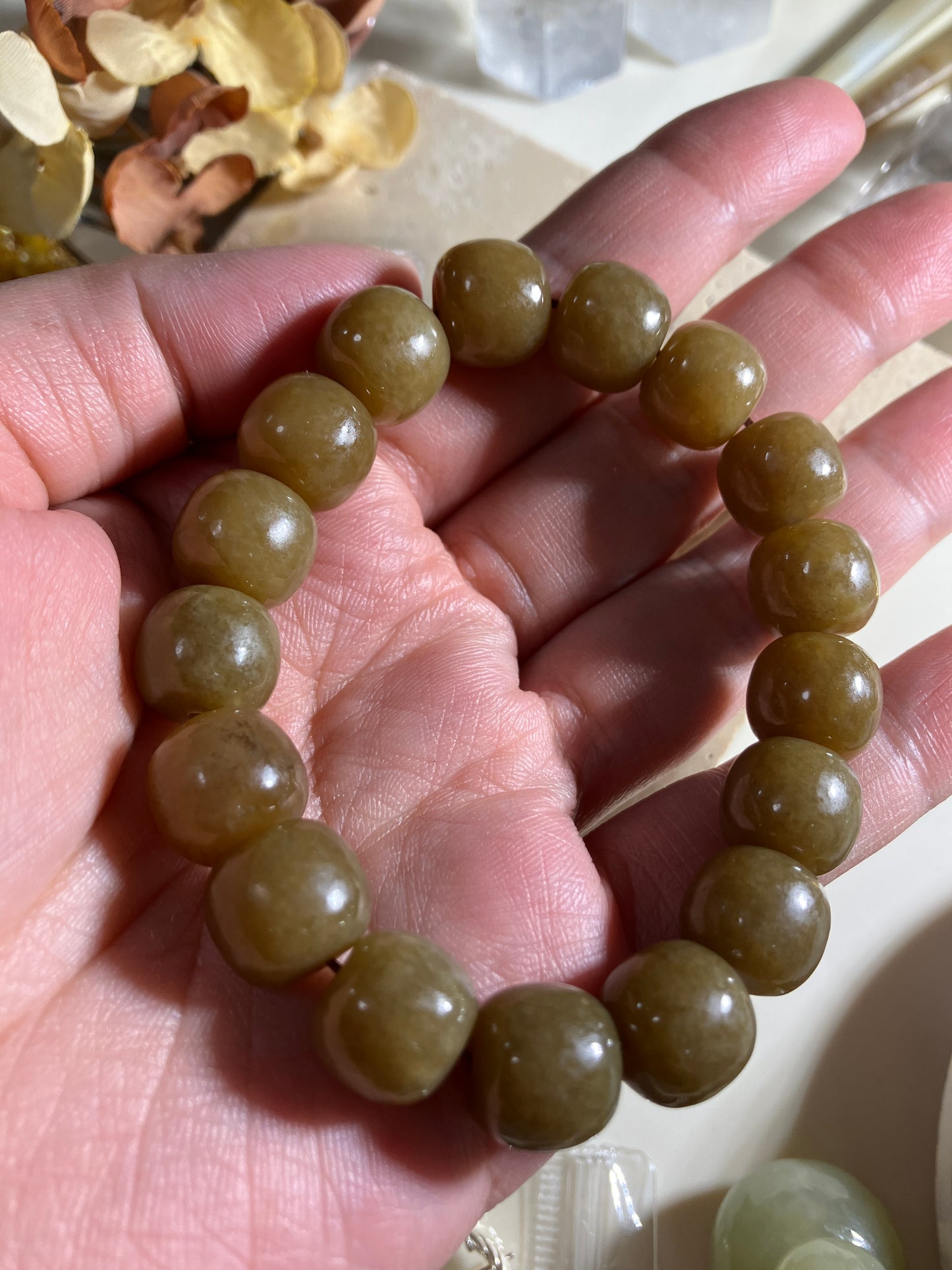 Natural Nephrite Jade Bracelet｜天然和田玉 手鏈 (NJB00300)