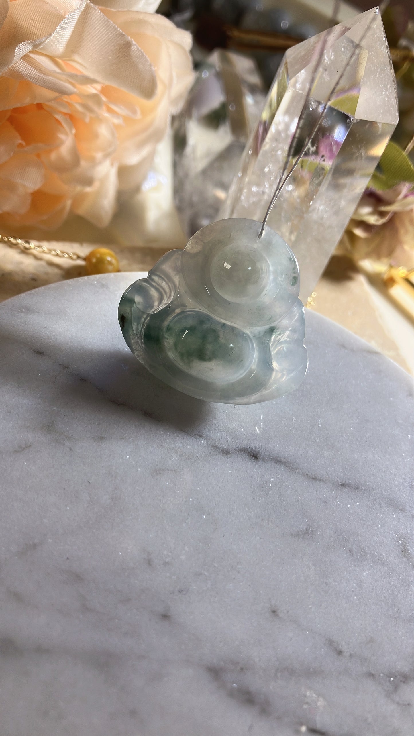 Jadeite Buddha Pendant ｜天然翡翠佛公吊墜(JB00381)