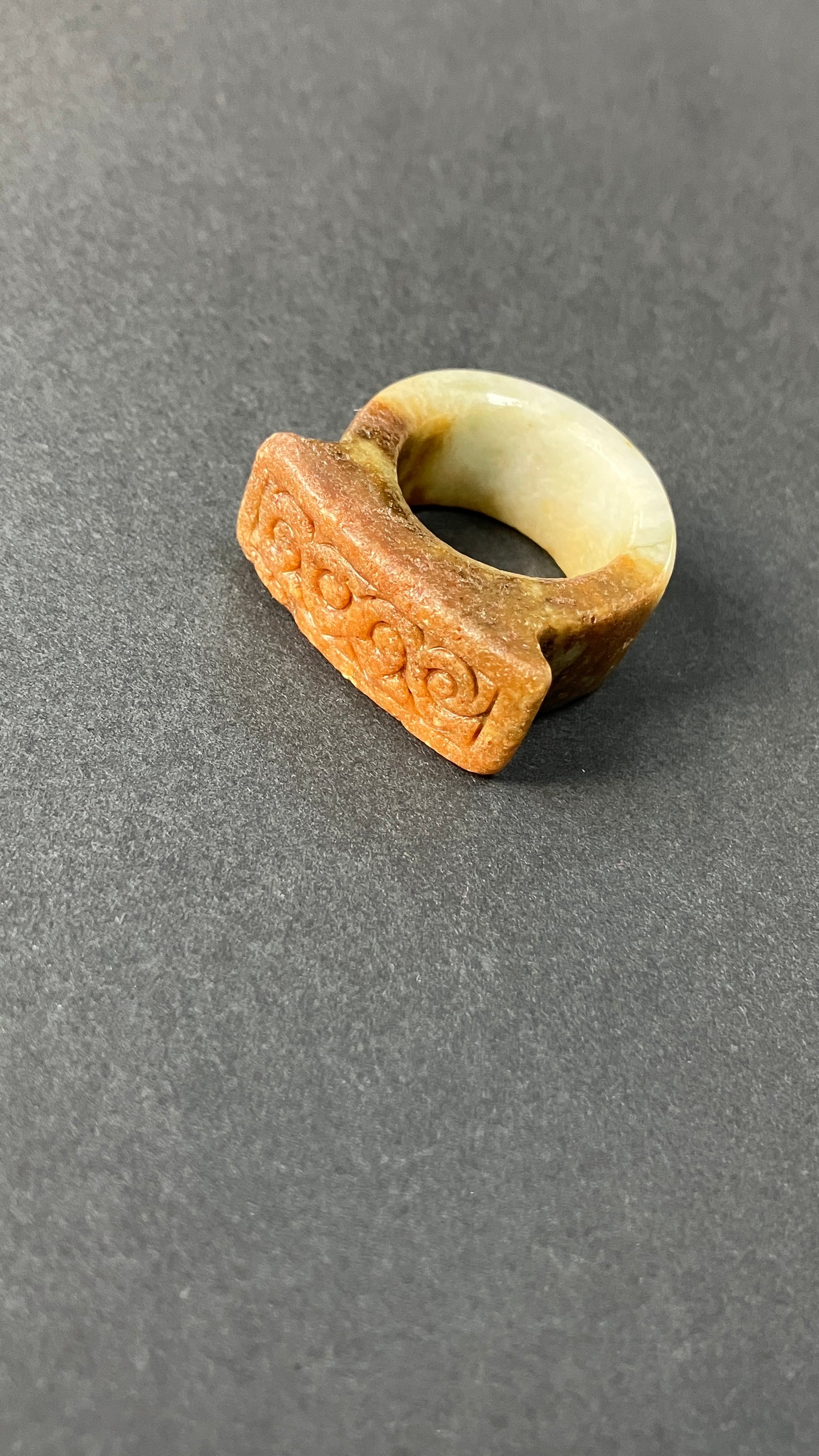 Vintage Jadeite Ring Pendant 天然翡翠復古系列指環（JVR002)