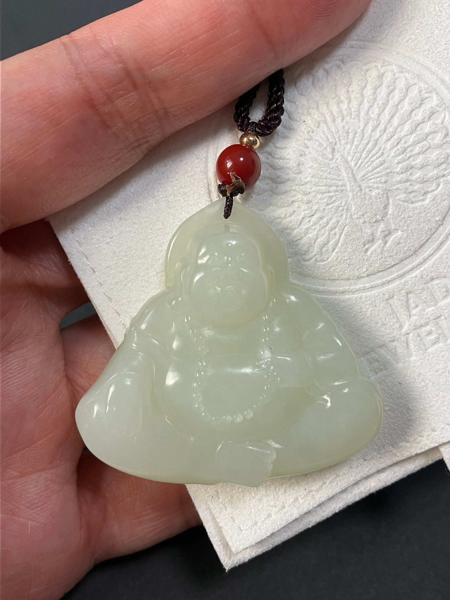 Natural Nephrite Jade Pendant天然和田吊飾擺設 NP00350