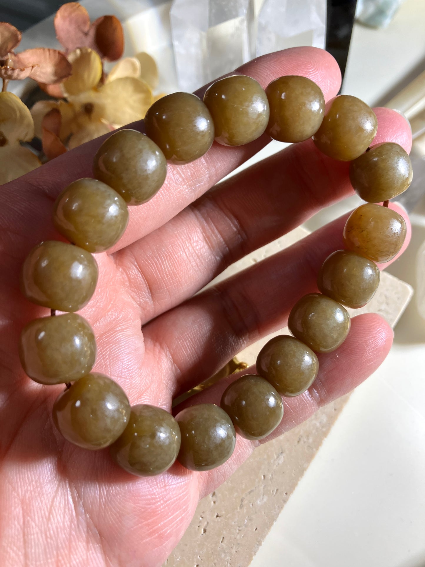 Natural Nephrite Jade Bracelet｜天然和田玉 手鏈 (NJB00300)