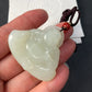 Natural Nephrite Jade Pendant天然和田吊飾擺設 NP00350