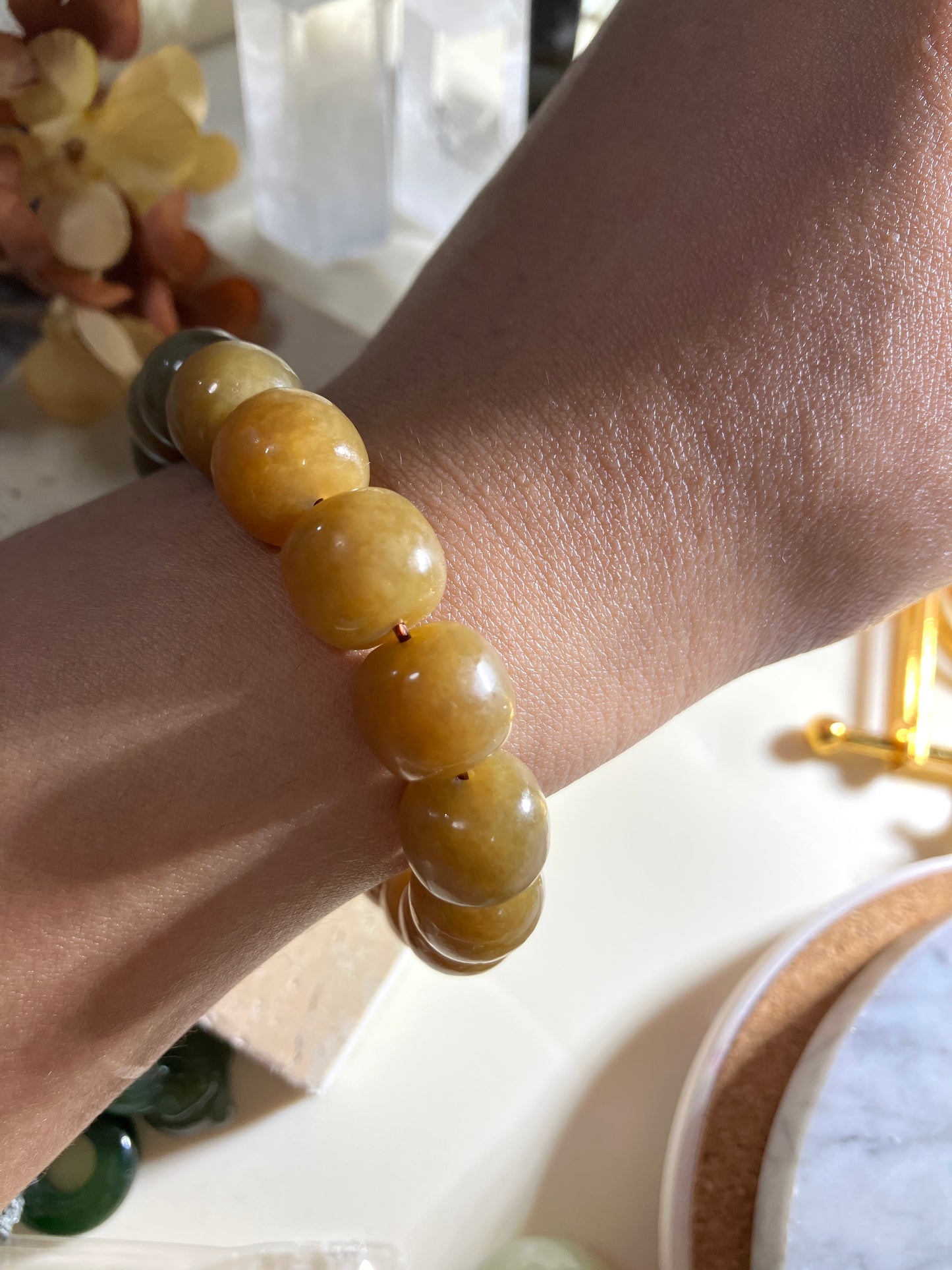 Natural Nephrite Jade Bracelet｜天然和田玉 手鏈 (NJB00300)