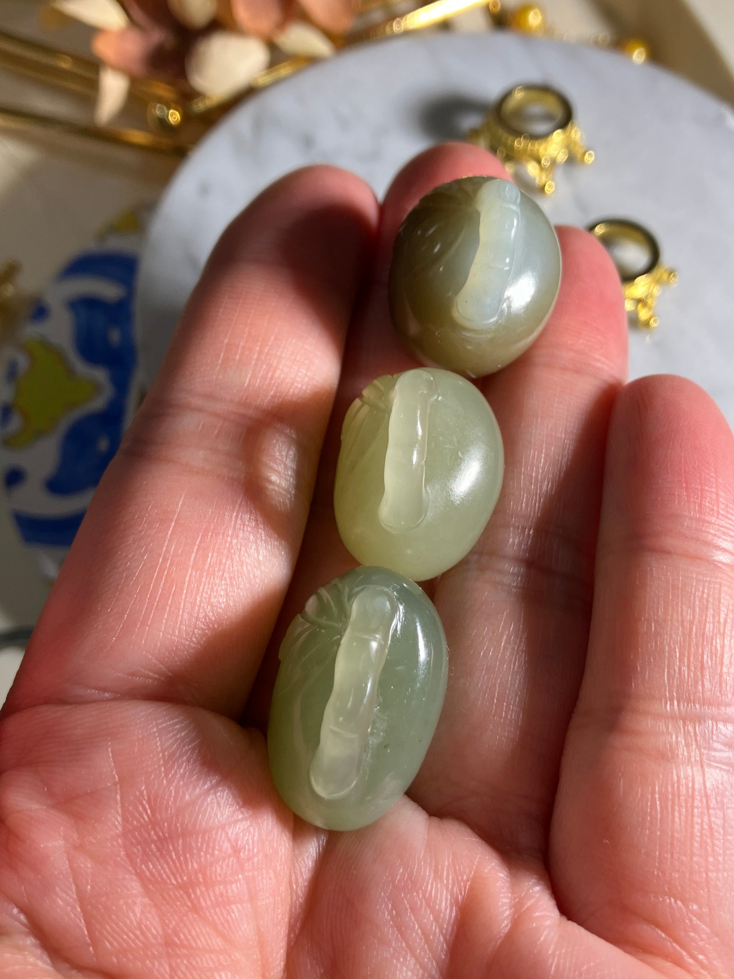 Natural Nephrite Jade Pendant & Decoration天然和田吊飾擺設 (NJPD004-006)