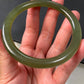 Natural Green Nephrite Jade Bangle 天然和田玉玊鈪 (59mm) (NB30299)