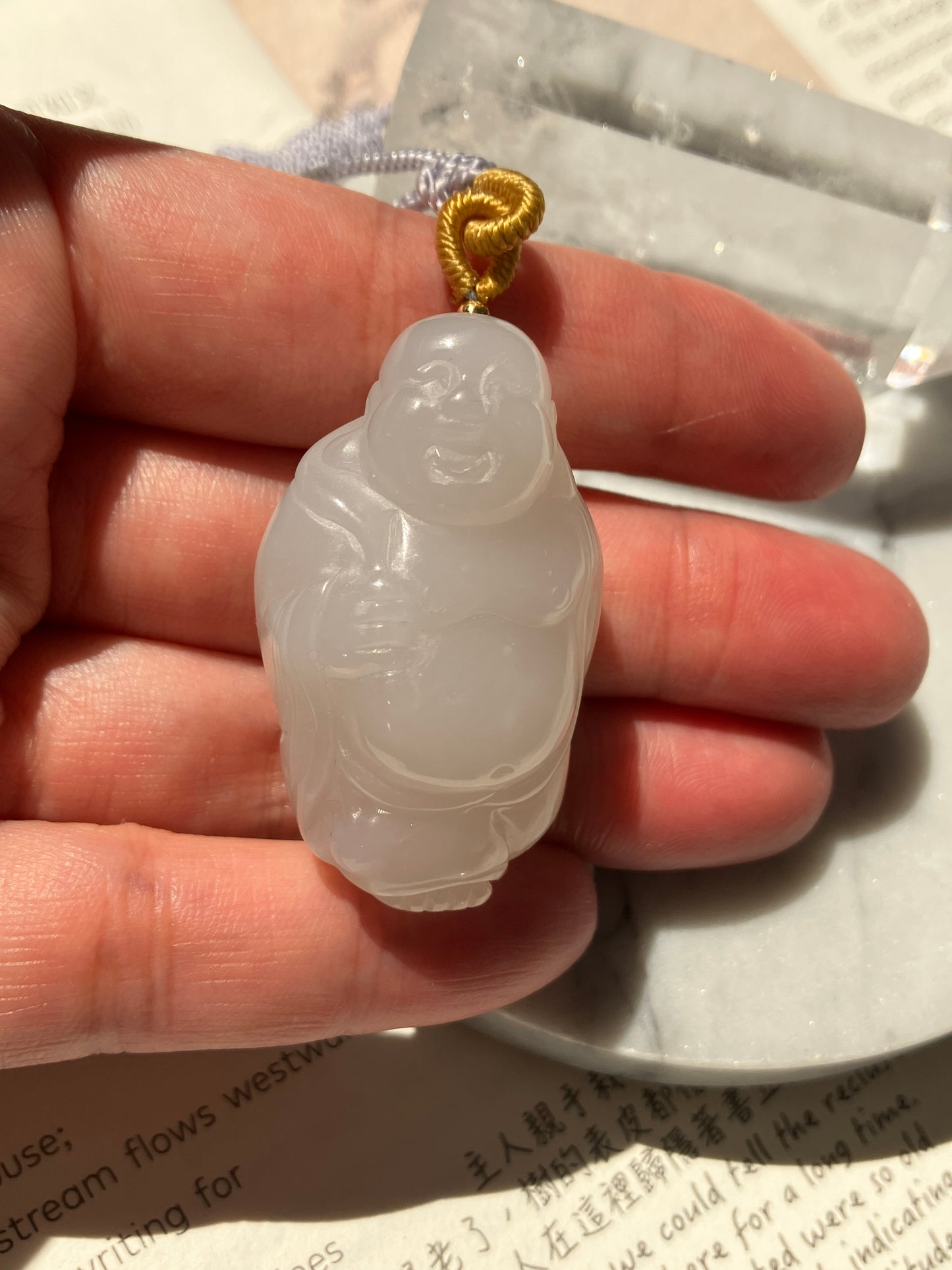 Natural Nephrite Jade Pendant 天然和田玉吊飾( NJPD011)