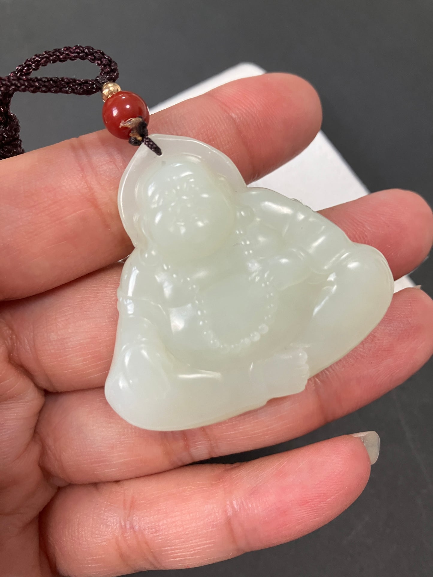 Natural Nephrite Jade Pendant天然和田吊飾擺設 NP00350