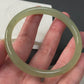 Natural light Green Nephrite Jade Bangle 天然和田玉玊鈪 (59mm) (NB30259)