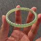 Natural Green Nephrite Jade Bangle 天然和田玉玊鈪 (56mm) (NB30350)