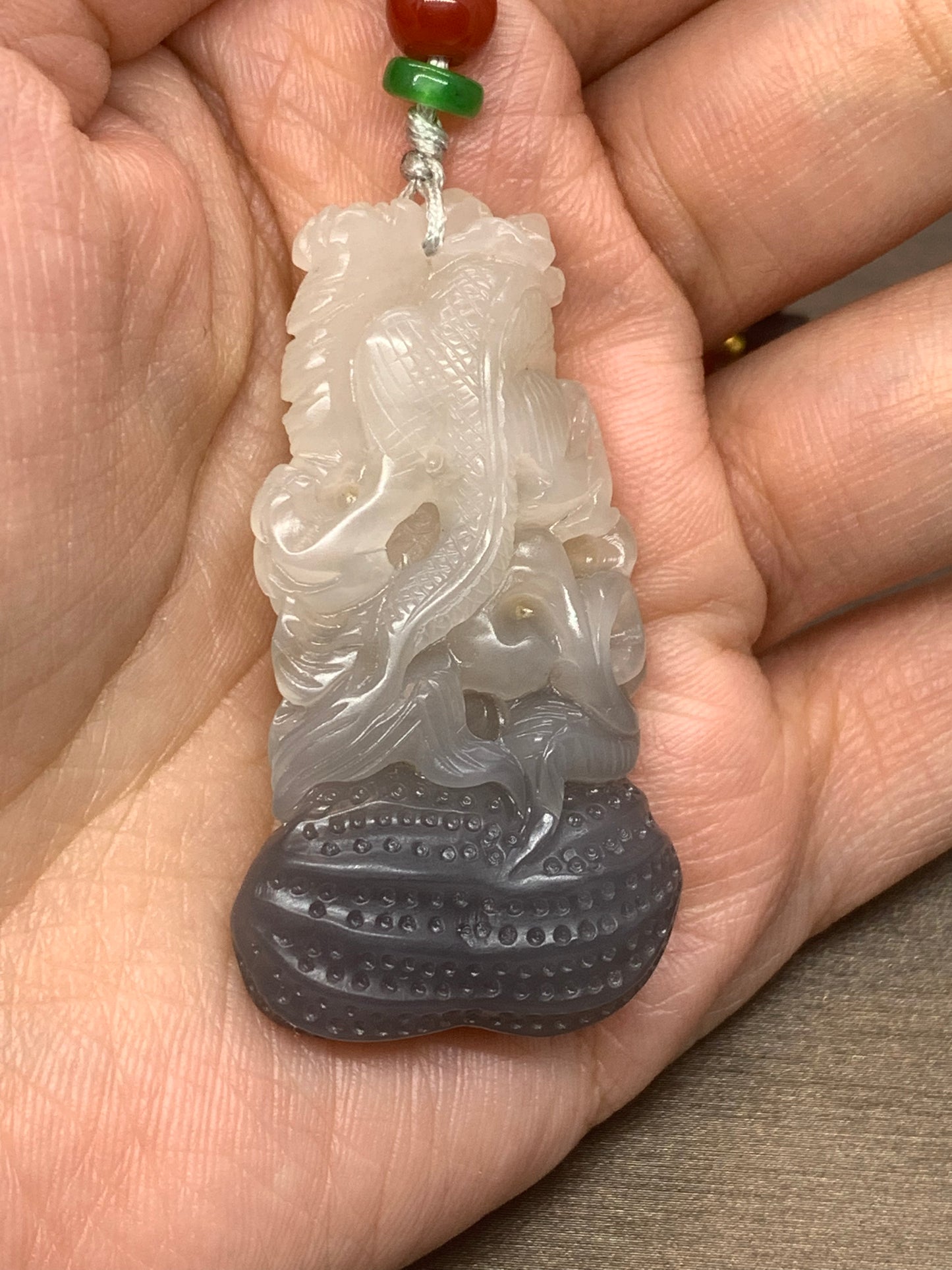 Natural Nephrite Jade Pendants｜天然和田玉 生意興隆吊墜(NJP0123)