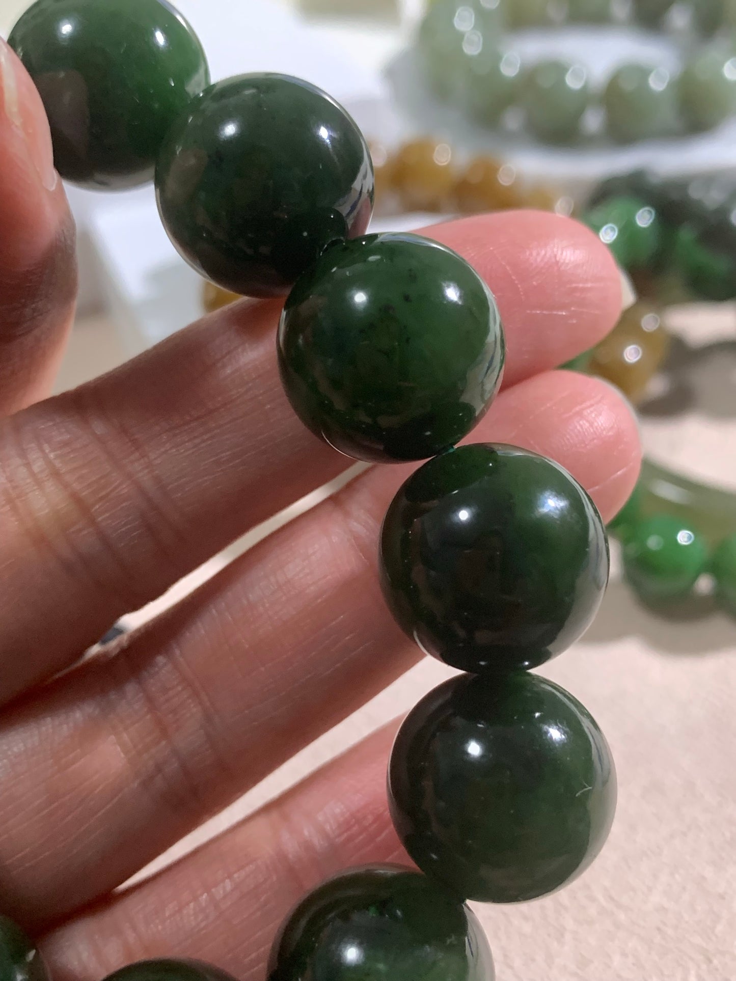 Natural Nephrite Jade Bracelet｜天然和田玉 手鏈(NJB0350)