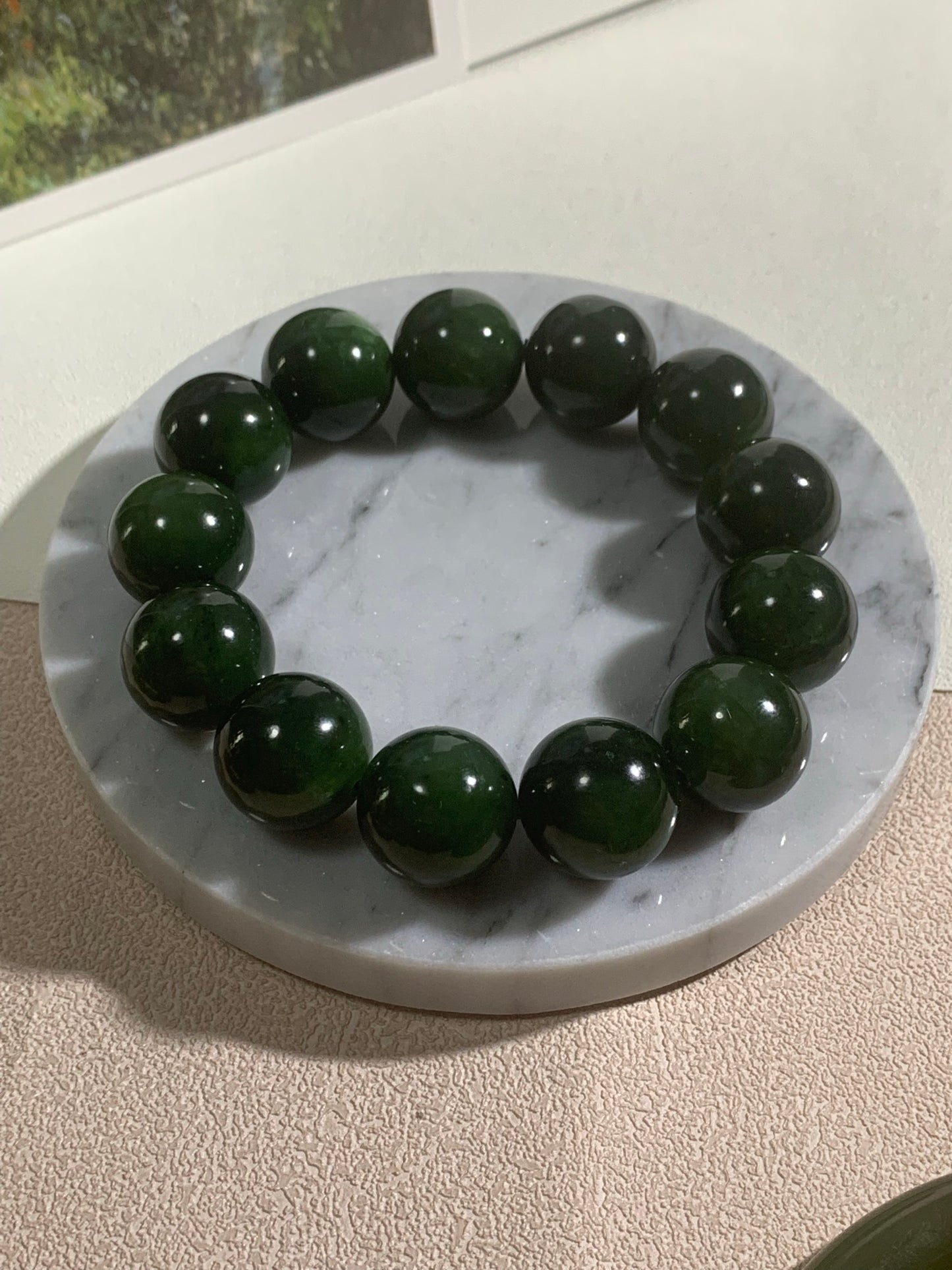 Natural Nephrite Jade Bracelet｜天然和田玉 手鏈(NJB0350)