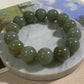Natural Green Nephrite Jade Bracelet 天然和田玉手鏈