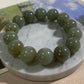 Natural Green Nephrite Jade Bracelet 天然和田玉手鏈