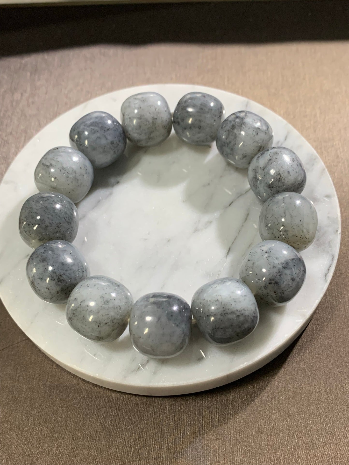 Natural Nephrite Jade Bracelet 天然和田玉手鏈