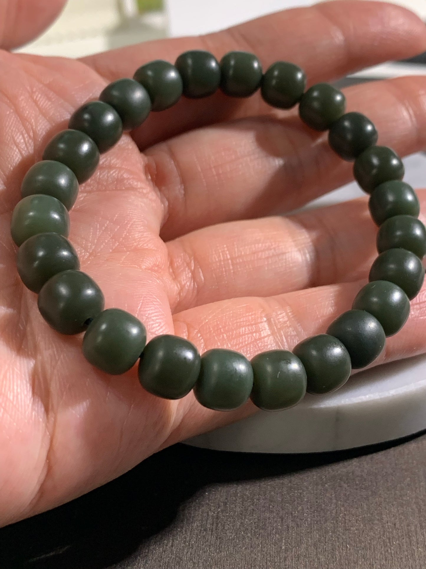 Natural Nephrite Jade Bracelet｜天然和田玉手鏈