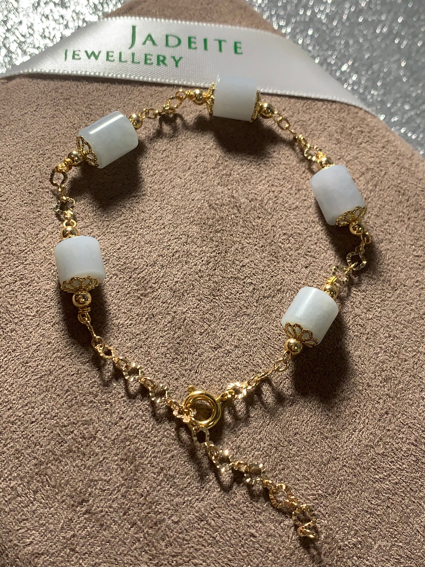 Jadeite Bracelet 天然翡翠設計款手鏈